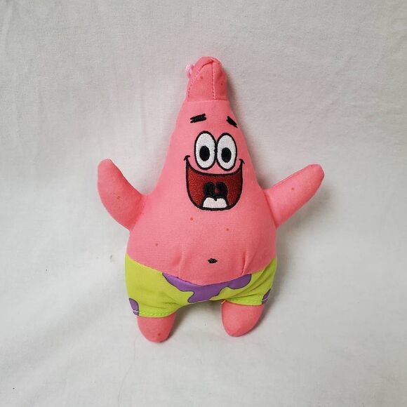 Nickelodeon SpongeBob SquarePants Patrick Star Plush Stuffed Toy Pink 7" 2021 - Picture 1 of 4
